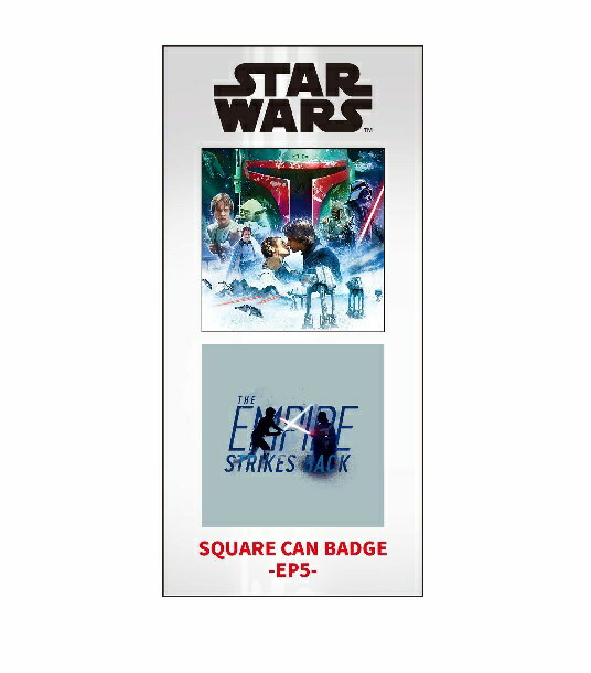 Rakuten - スター・ウォーズ・サガ The Star Wars Saga IBA-162 スクエア缶バッジ2個セット / EP5