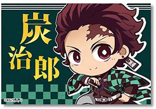 てくトコBIGスクエア缶バッチ 鬼滅の刃 竈門炭治郎 BITU-01