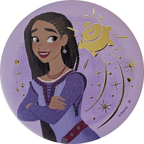 ディズニー映画『ウィッシュ』（WISH） IBA-296 ジュエリー缶バッジ