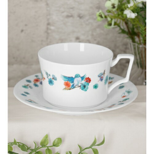 黒子のバスケ ノリタケコラボ 黒子テツヤ フラワーバードデザイン カップ&ソーサー 【2026年4月下旬発売予定】