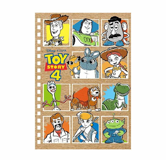 トイ ストーリー4 TOY STORY 4 ゴムバンド付きリングノート B6サイズ IG-2997