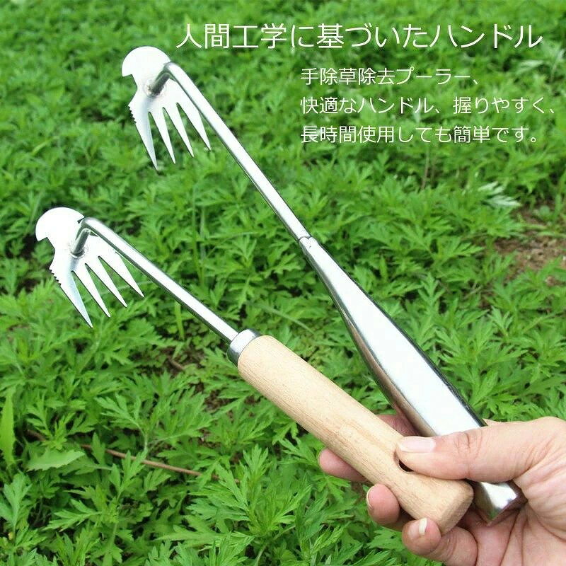 2点セット 草抜き くわ 根こそぎ 草取り 道具 雑草ブラシ 雑草取り器具 草取り道具…