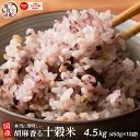 雑穀 雑穀米 国産 胡麻香る十穀米 4.5kg(450g×10袋) 無添加 無着色 徳用サイズ 送料無料 ダイエット食品 置き換えダイエット