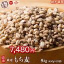 \お買い物マラソンSALE/雑穀 雑穀米 国産 もち麦 9kg(450g×20袋) 業務用サイズ 無添加 無着色 送料無料 ダイシモチムギ ダイエット食品 置き...
