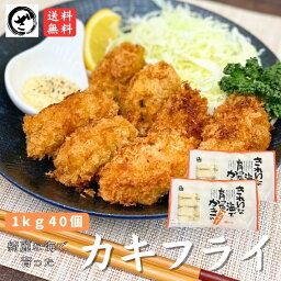 カキフライ500g×2 （1kg） 1袋20粒入 かき 牡蠣 かきフライ 韓国産 簡単 便利 お弁当 時短 送料無料 お買得