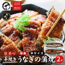 訳あり 手焼き国産うなぎ蒲焼 2尾 送料無料 うなぎ 鰻 ウナギ 蒲焼 鰻蒲焼 うな丼 うな重