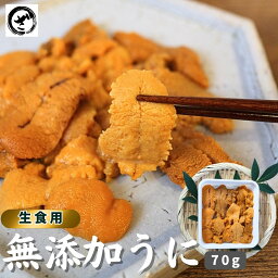 無添加うに 70g ミョウバン不使用 ウニ 雲丹 Aグレード 寿司 手巻き 海鮮丼 チリ産