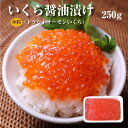 いくら（北欧サーモン）小粒 醤油漬け250g 【送料無料】