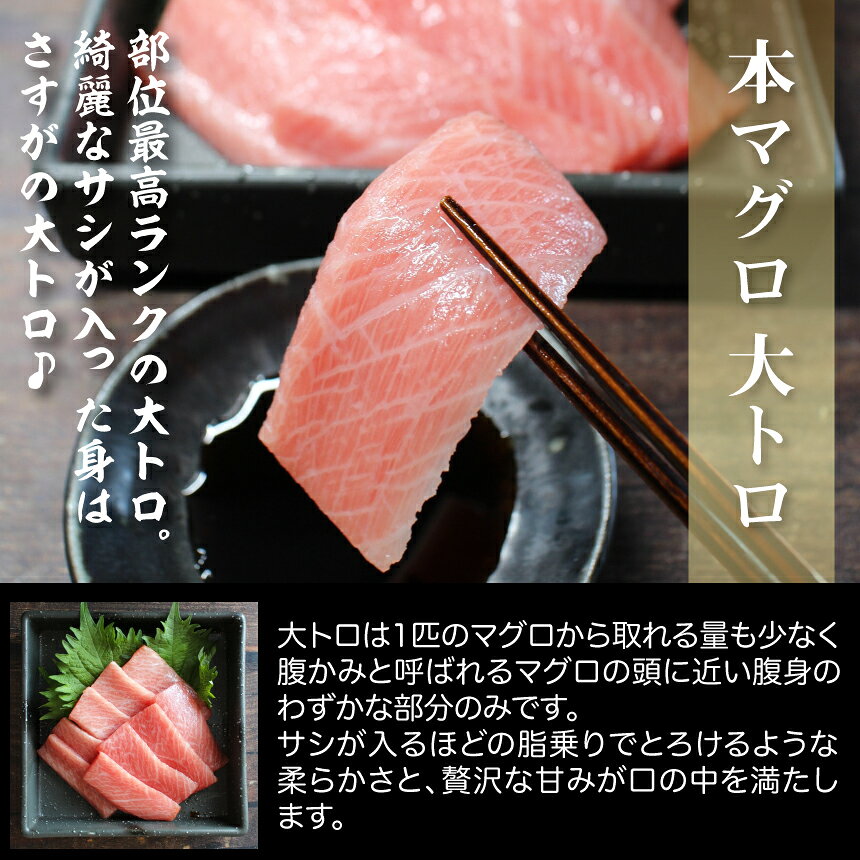 本マグロ大トロ120g（12gx10）