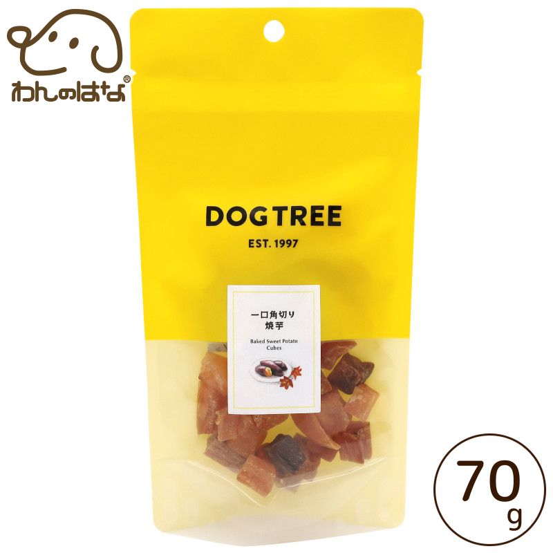 樂天商城 - ドッグツリー 一口角切り 焼芋 約70g