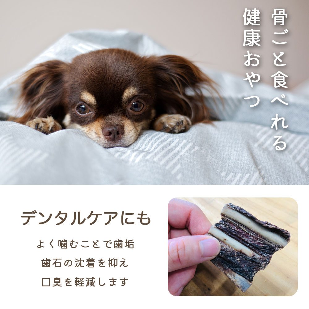 ナンキジャパン 食べる健康素材 鹿肉付きスペアリブカット 50g