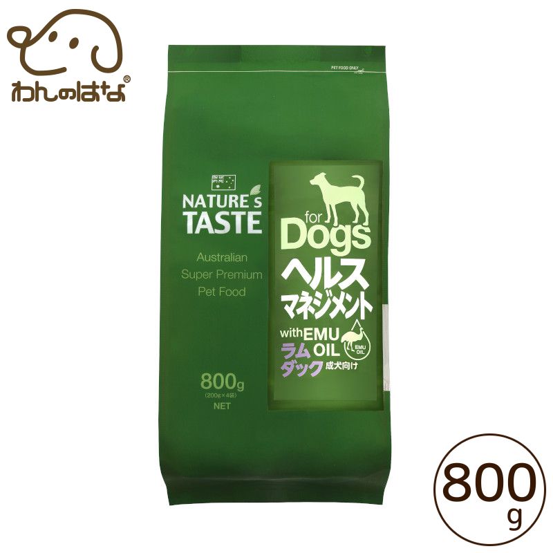 樂天商城 - ネイチャーズテイスト ヘルスマネジメント(ラム&ダック) 成犬用 800g