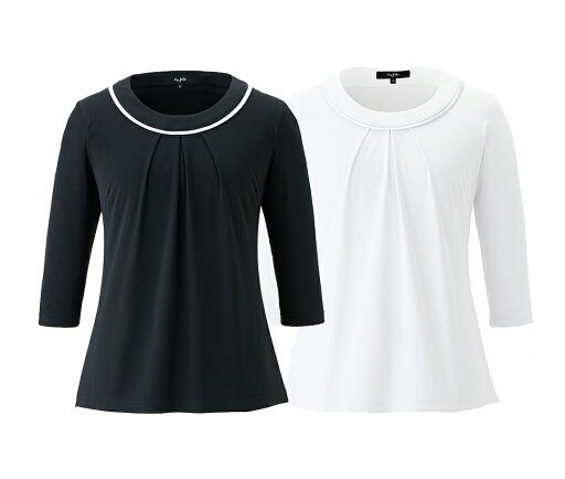 【取り寄せ】enjoie アンジョア 七分袖カットソー 01155 (ZQ005) オールシーズン 2025Spring&SummerCollection 【取り寄せ】enjoie アンジョア 七分袖カットソー 01155 (ZQ005) オールシーズン 2025Spring&SummerCollection