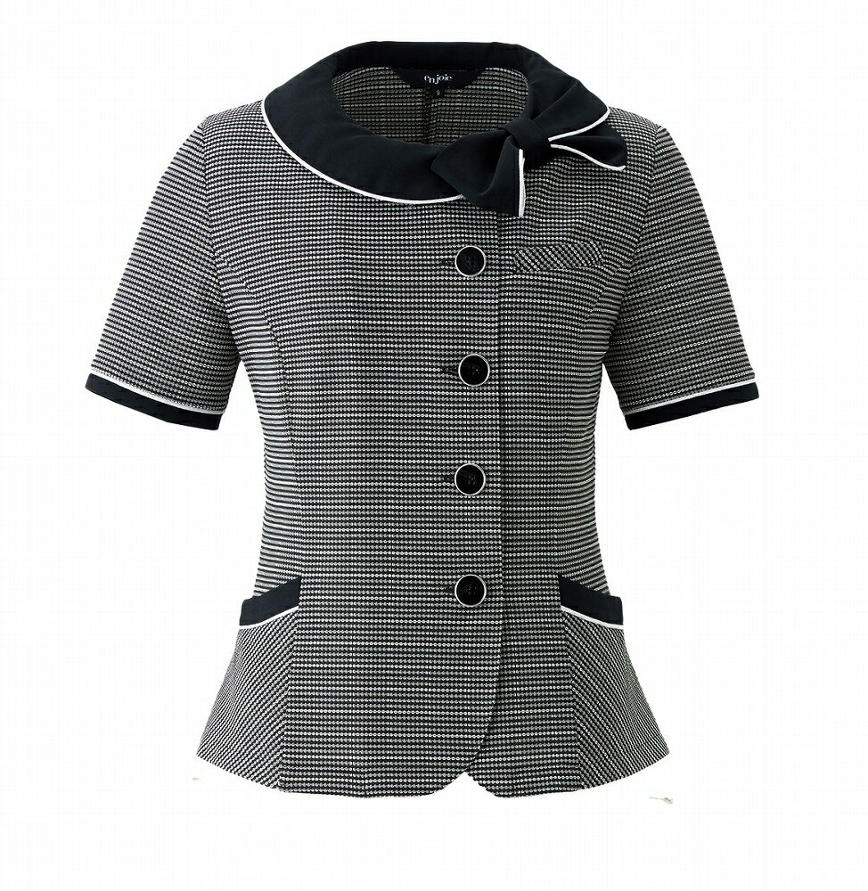 【取り寄せ】enjoie アンジョア オーバーブラウス 26502 (ZQ046) 17・19号 春夏 2025Spring&SummerCollection