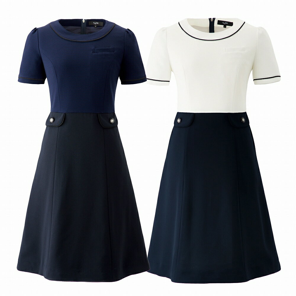 【取り寄せ】enjoie アンジョア ワンピース 66552 (ZQ150) 5〜15号 春夏 2025Spring&SummerCollection