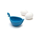 エッグポーチャー ポーチドエッグ　オクソー　シリコン製 ブルー かわいい 便利 キッチングッズ 時短料理 DIY　調理器具 ポーチド 卵 エッグベネディクト 半熟卵 お手入れ簡単 1000円ポッキリ