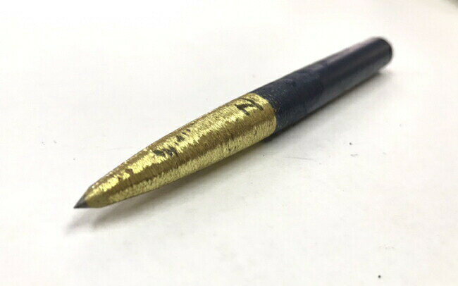 Rakuten - ナニワ合金　字堀ノミ【トンガリ】黄銅巻5×5×50　027-55　超硬石工用道具