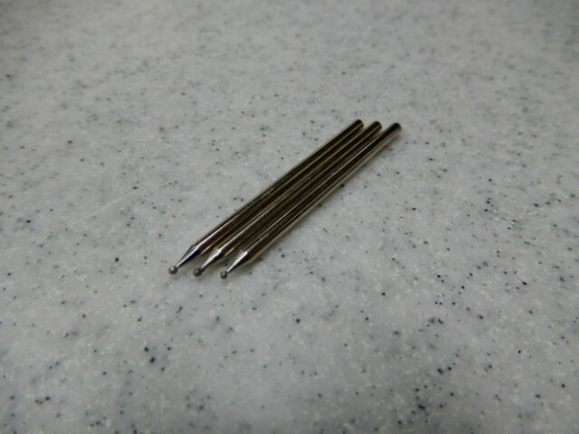General Tools - ルーターピットダイヤモンドピット精密加工用軸径2.35mm　球型1.0mm3本セット