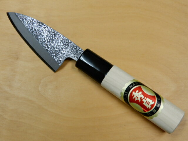 秀貞（左用）万能小出刃包丁全長185mm　刃渡75mm