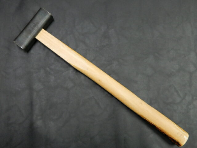 ハンマー藤六印 四角玄能　黒仕上100匁（375g）牛柄付