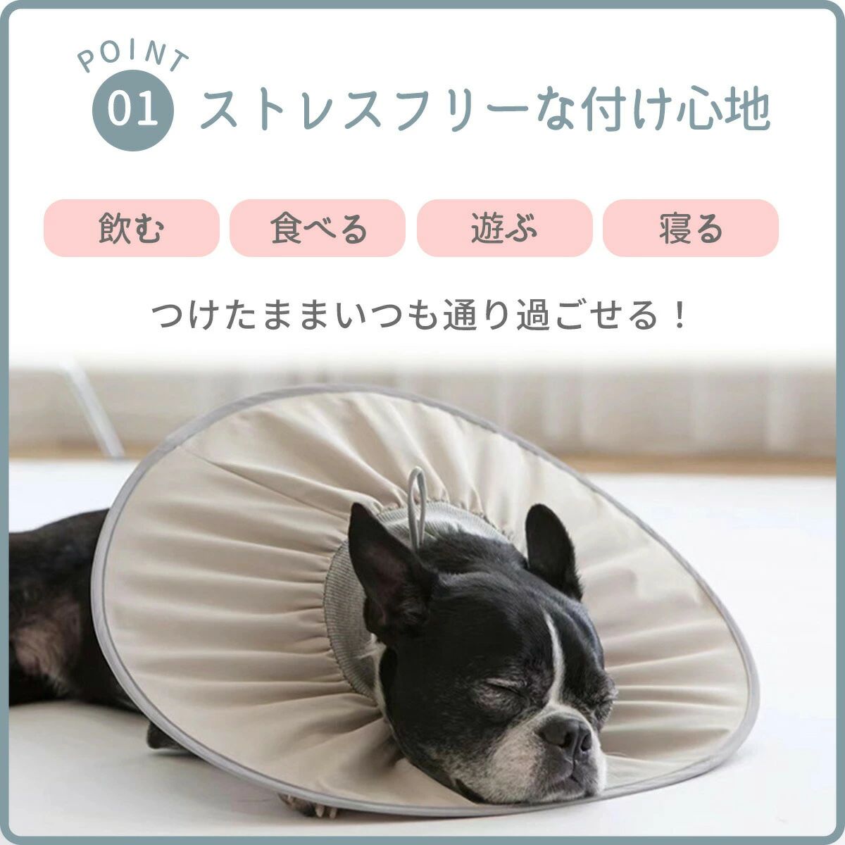 折りた 持ち運び エリザベスカラー 猫用 猫 犬 犬用 ソフト 撥水