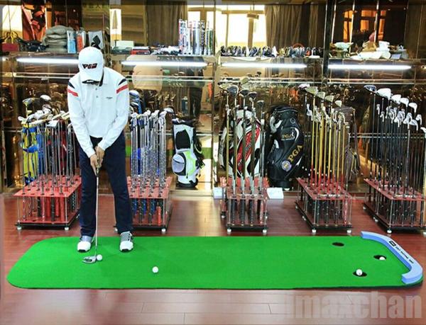 新生活 気楽 ゴルフ パターマット 3m 大型 パター練習器具 パター練習マット パタ...