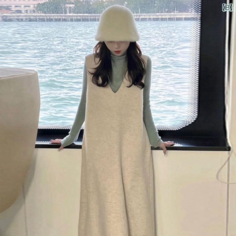 ZAWA屋 楽天市場店のニット マタニティウェア ワンピース 妊婦服 セット レディース｜アングル3