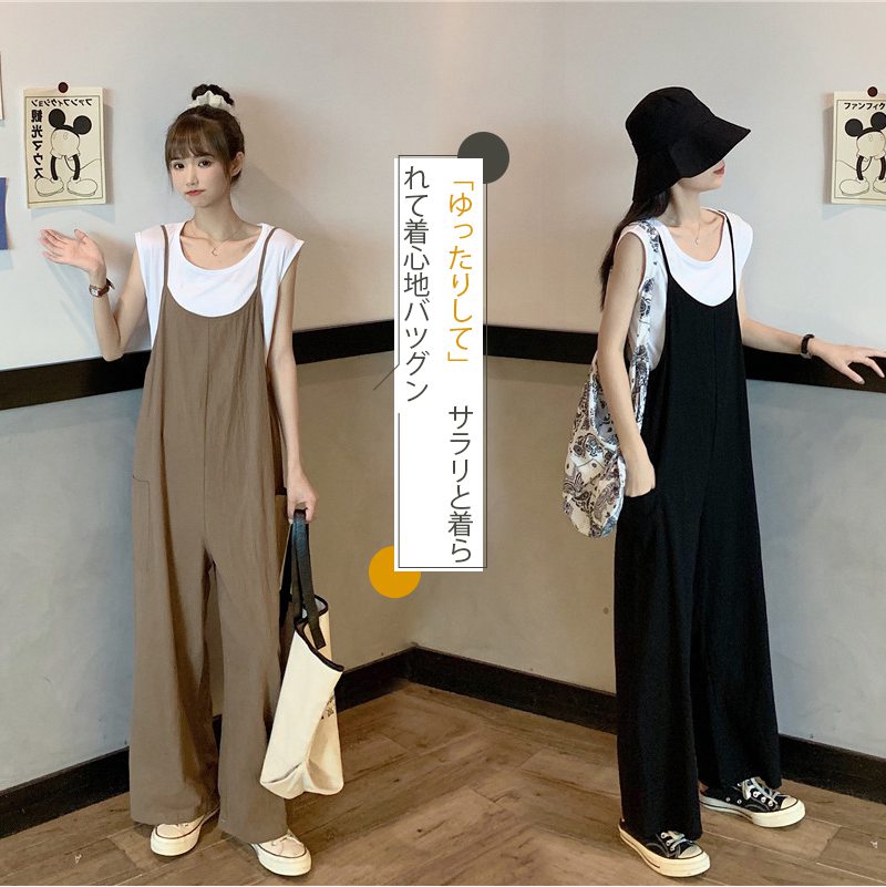 ZAWA屋 楽天市場店のつりワイ オールインワン サロペット オーバーオール パンツ｜アングル2
