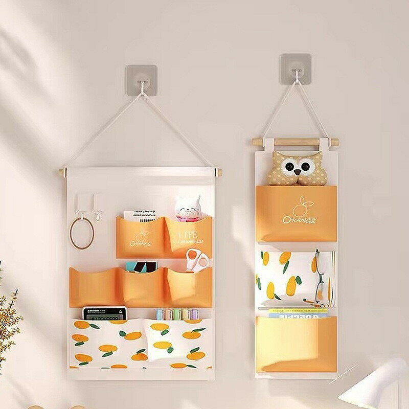 ウォールポケット 吊り下げ収納 2点セット 壁掛け 収納ポケット 綿麻製 吊り下げラック 小物入れ 省スペース リビング 玄関 子供部屋 壁面収納 生活 雑貨 壁面装飾 インテリア シンプル 化粧品 状差し 手紙 ハガキ 収納 楽天海外通販