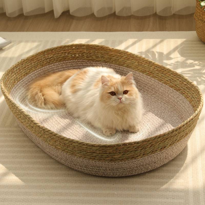 ペットベッド 猫 小型犬 夏用 涼感 冷感 ネコベッド ちぐら型 ペットベッド 犬 ペットマット 夏用 猫ベ..