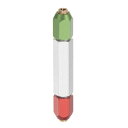 アルミニウム合金 ピンゲージハンドル 4~5mm クランプ範囲Go No ダブルエンドゲージハンドル 工業用ツール プラグゲージ用