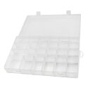 コンポーネントストレージボックス - PP 電子コンポーネントコンテナツールボックス クリアホワイト 345x215x40mm、1個