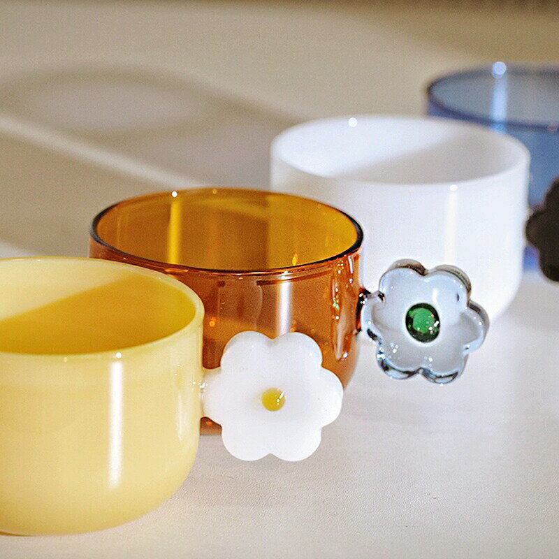 お花 マグカップ グラス コーヒーカップ ティーカップ モーニングカップ コーヒーマグ スープカップ 子..