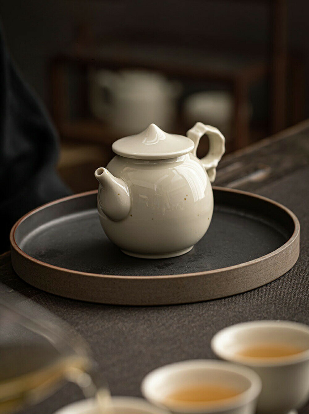 陶磁器 急須 手作り お茶ポット 中国茶 台湾茶 ウーロン茶 一人暮らし アフターティー お家ティータイム
