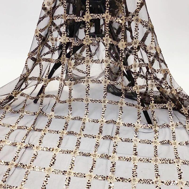 キラキラ メッシュ 生地 スパンコール チェック 撮影用 背景布 DIY ドール 服 柔らかい 肌に優しい ス..