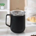 ステンレスマグ 蓋付き 500ml ステンレス マグカップ マグ コップ 保温 保冷 フタ付き コーヒー オフィス 食器 キッチン 雑貨 ギフト 誕生日 プレゼ...