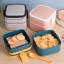 新生活 かわいいお弁当箱 製断熱スープ箱サラリーマン電子レンジお弁当箱 漏れ防止 便利
