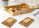 茶器パレット長方形 木製 家庭用シンプルソーサー 茶用新中式スタイル パレット 収納便利