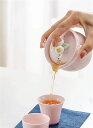 ち ポット1つで2杯 カンフー茶器 旅行の茶器 贈り物 セット キャンプ アウトドア 陶磁器 お茶入れ ティーカップ 携帯 収納バッグ2025