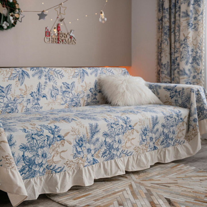 ソファーカバー 松の実 クリスマス 2人掛け 3人掛け 1人掛け 4人掛け 可愛い レッド グリーン 四季兼用..