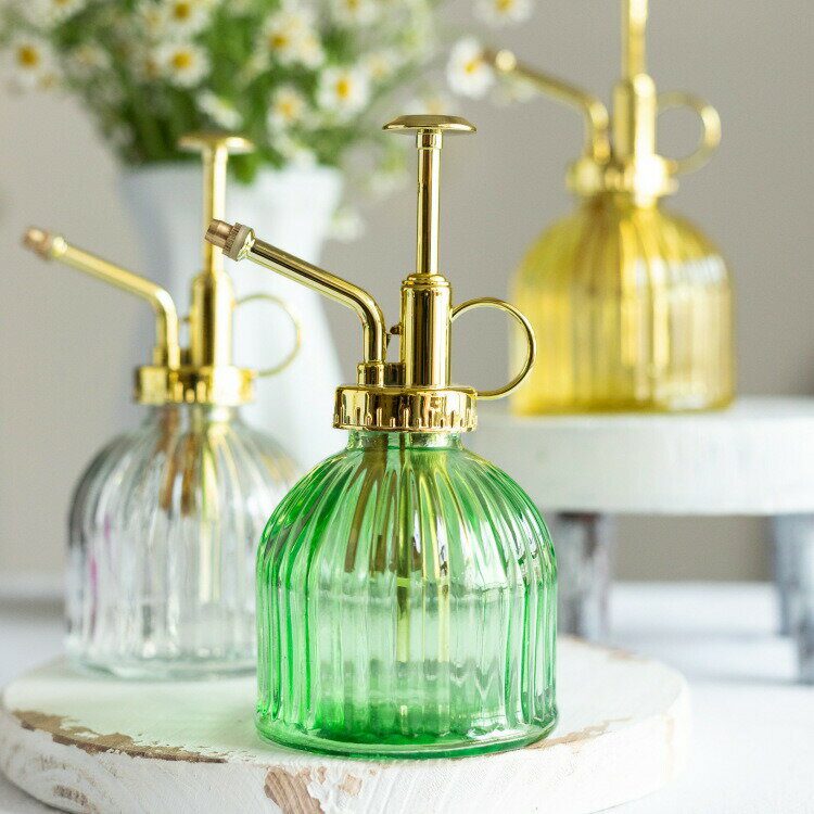 観葉植物 霧吹き おしゃれ スプレー ミスト ガラス 高級感 じょうろ 水差し 園芸用霧吹き 園芸用品 持..