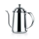 コーヒードリップポット650ml 細口 ポット コーヒーポット ドリップポット アウトドア ストーブ対応 キャンプ用 約2-3杯分 ストーブ用 おしゃ