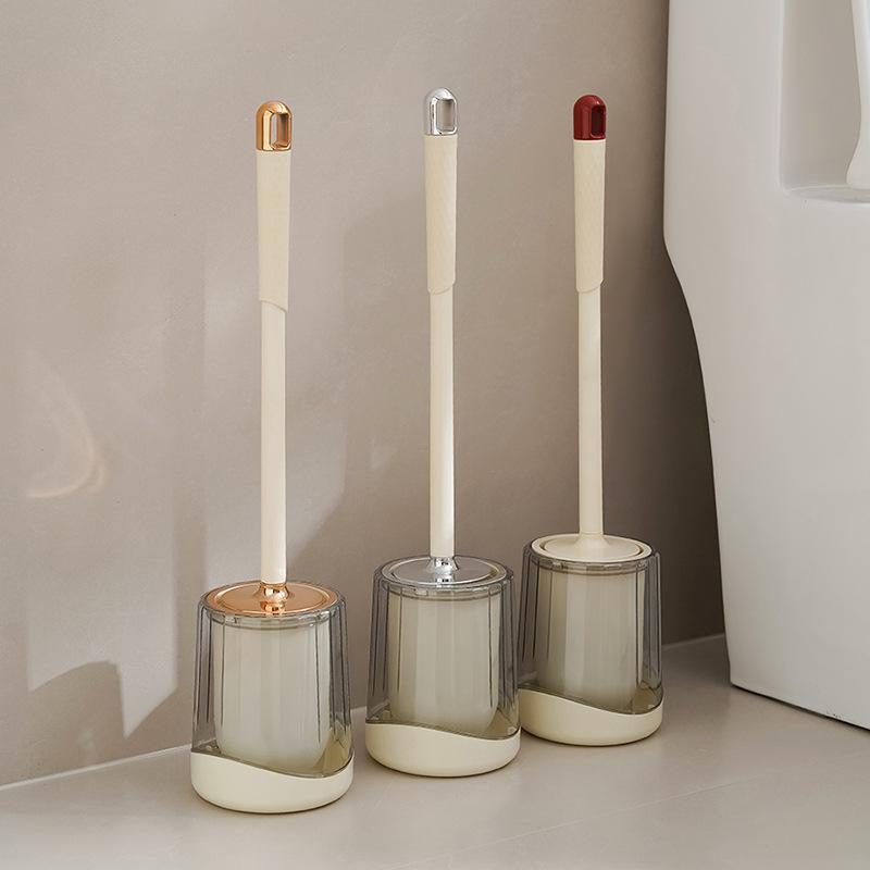 トイレブラシ トイレ掃除 ブラシ トイレ掃除用品 トイレ掃除道具 ケース付 トイレブラシセット トイレ..