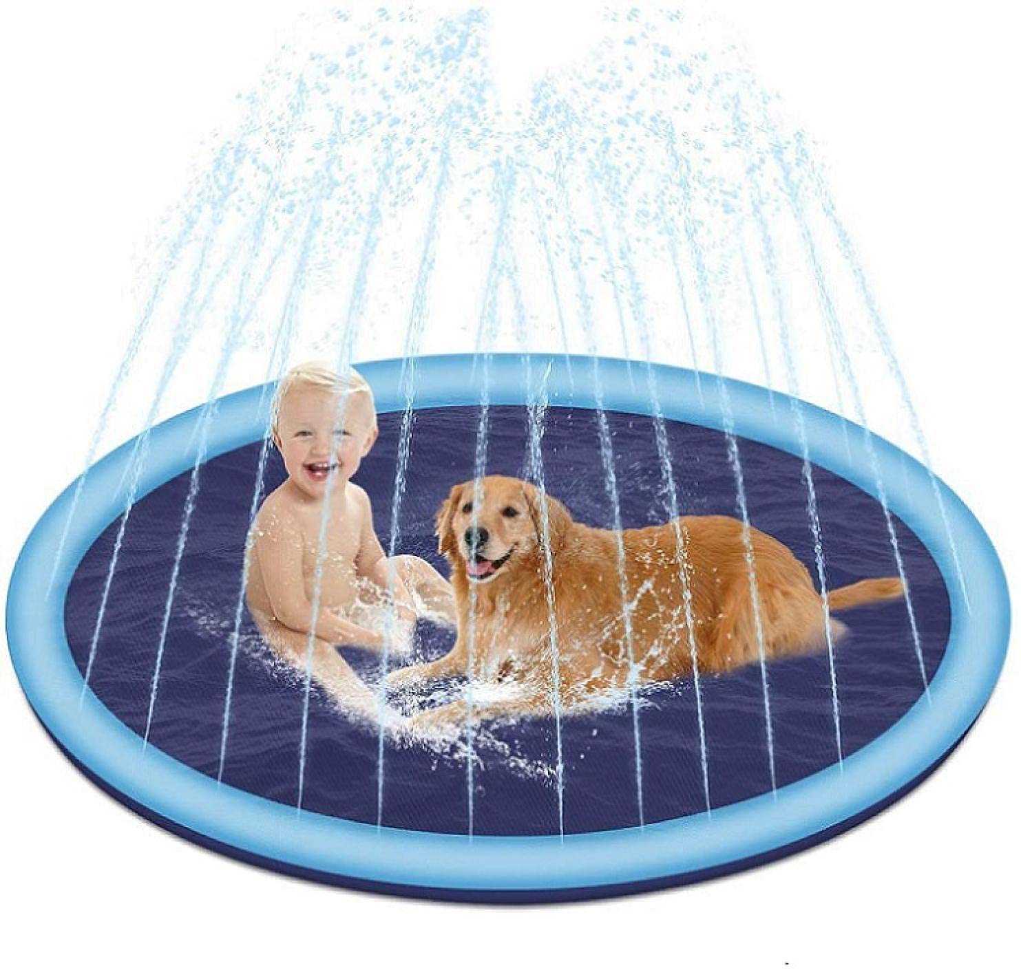 猫と犬の滑り止めプール、中型および大型の犬用バス、パドリングプール、折りたたみ式バスタブ、ペット用噴水には、絶妙な犬用プールが使用されています