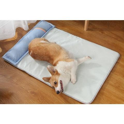 ペット マット ベッド 夏用 接触冷感 ひんやり 涼しい 小型犬/中型犬/大型犬 シンプル 安眠 取り外し可能 夏対策 汚れにくい 通気 柴犬 厚めバージョン