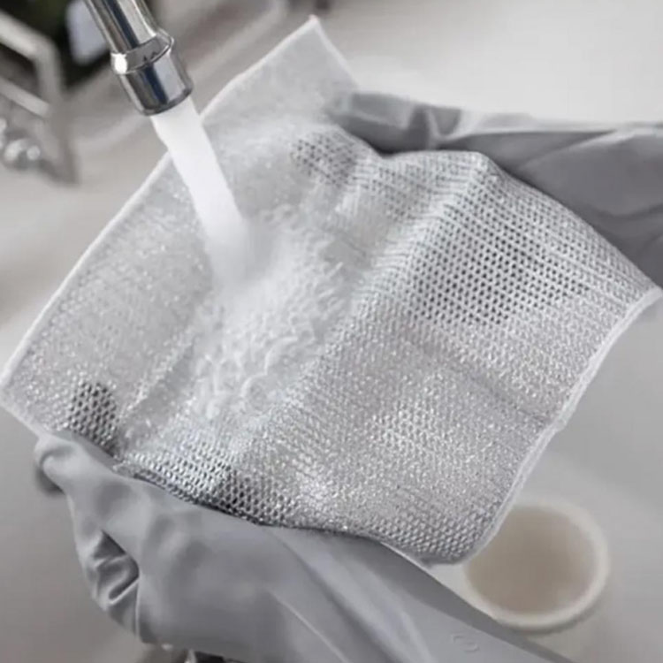 メッシュクロス ワイヤーふきん 20×20cm 傷を着けずに 食器洗い 食器洗い雑巾 キッチン クロス キッチンタオル 30枚セット！金属ふきん ボトル洗浄 多目的 家庭用 乾きやすい 茶渋取り 20×20cm 台所 シンク キッチンクロス 油汚れクロス メッシュ