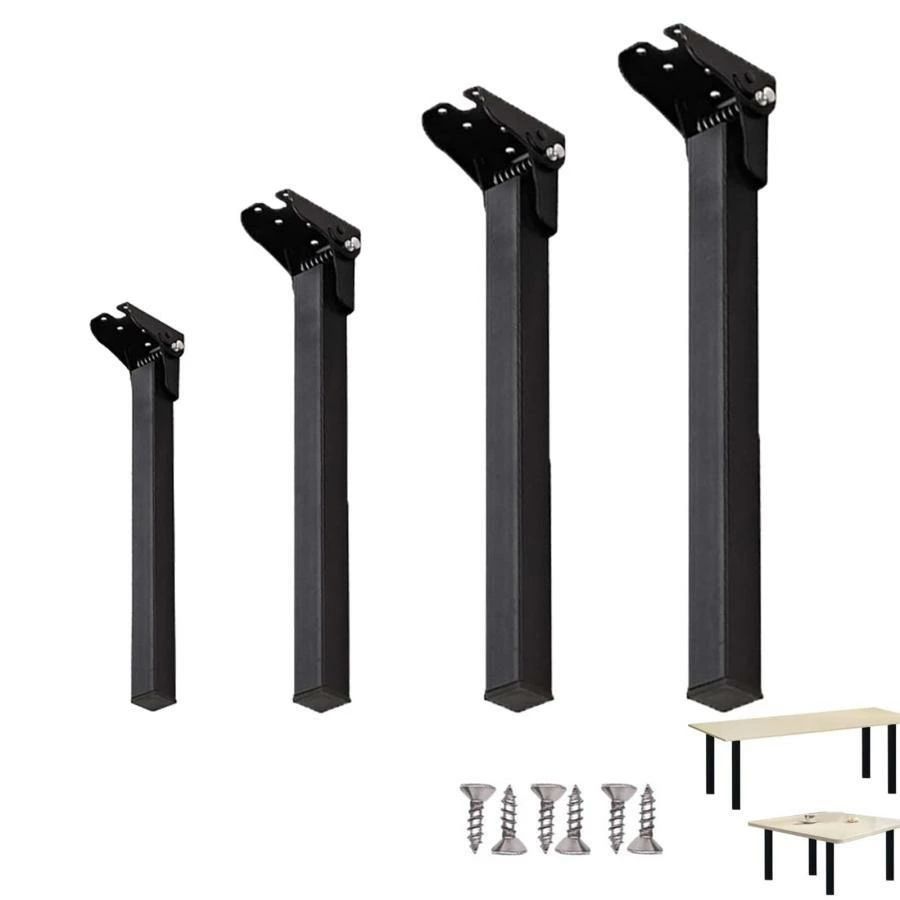 折りたたみ式ヘアピンテーブル脚、90°鉄製折りたたみテーブル脚、コーヒーテーブルサポート脚、家具脚..