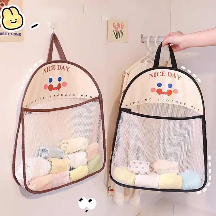 衣類収納ネット 吊り下げ式 下着収納 ウォールポケット 2点セット 衣類収納ハンガー 収納袋 メッシュポケット 通気性 中身可視 フック付き 吊り下げ収納 可愛い 大容量 収納 吊り下げ 水洗い可能 取り付け簡単 収納 衣類ラック 下着 靴下収納 帽子 収納 送料無料