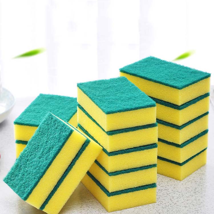 台所用スポンジ ソフトタイプ キッチン　食器洗い 皿洗い 浴室 泡立ち 長持ち 鍋洗い 掃除スポンジ 12個セット バスタブ掃除 吸水性 使いやすい 丈夫 おしゃれ 新生活 引越し ご挨拶 掃除 7*3*10cm 送料無料