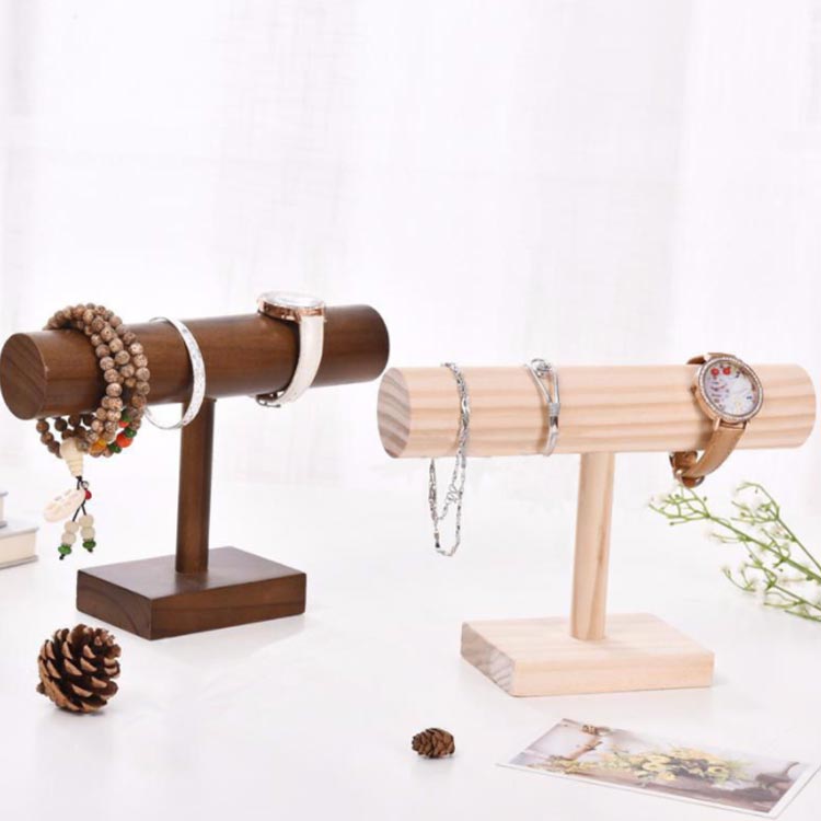 ブレスレット 腕時計 木製 木 スタンド 什器 バングル 腕時計 ディスプレイスタンド ブレスレット 木 ..